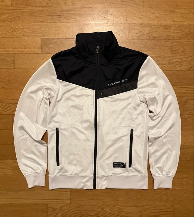 Giacca Track G-Star Raw Bianco e Nero