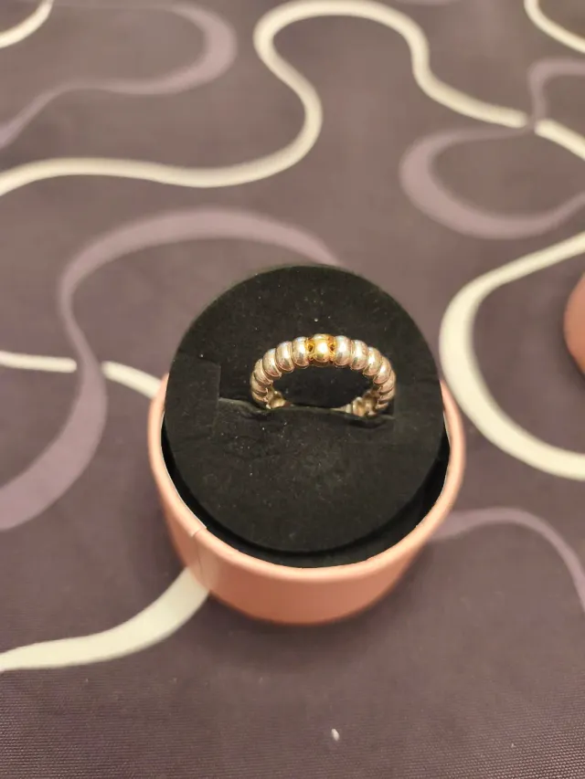 Anillo Tous Plata y dorado con certificado