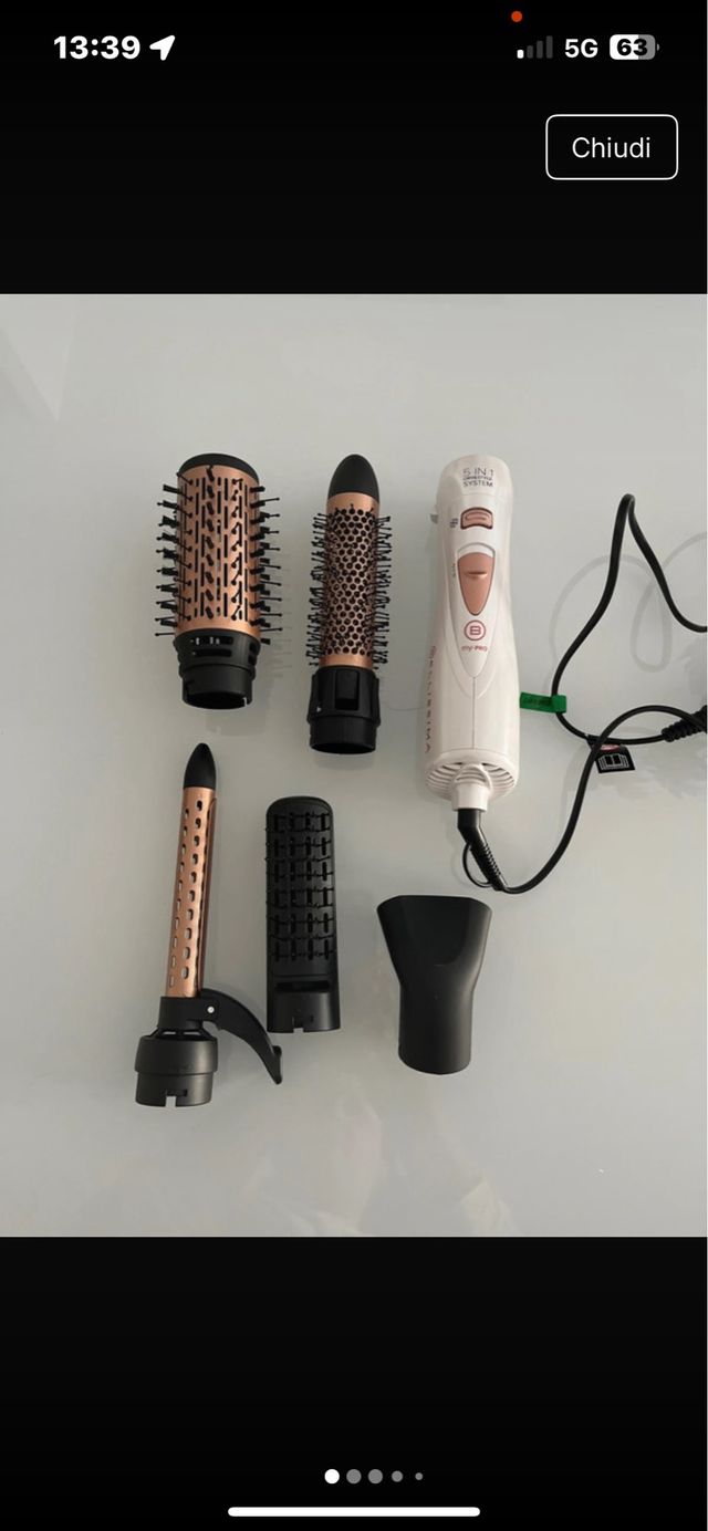 Bellissima Imetec Spazzola ad Aria Calda 5 in 1