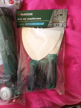 Lote Pistola Silicona y Set Espátulas