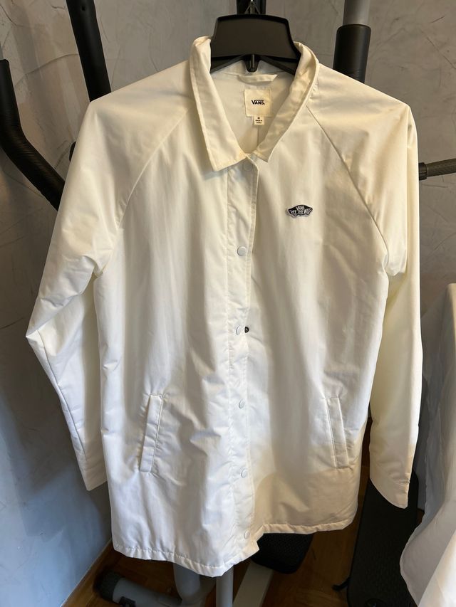 Abrigo Vans Blanco Talla M