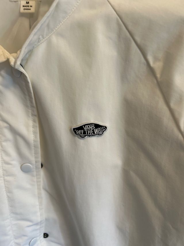 Abrigo Vans Blanco Talla M
