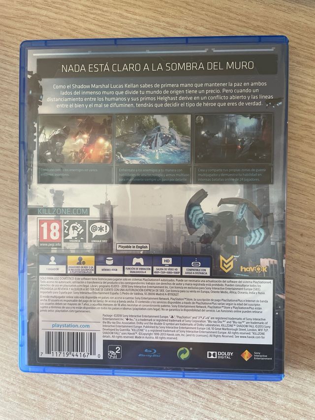 Killzone Shadow Fall PS4