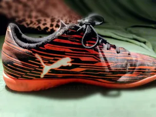 Zapatillas Puma Fútbol Sala Naranja/Negro