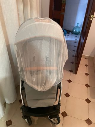 Carrito de bebé 3 piezas gris