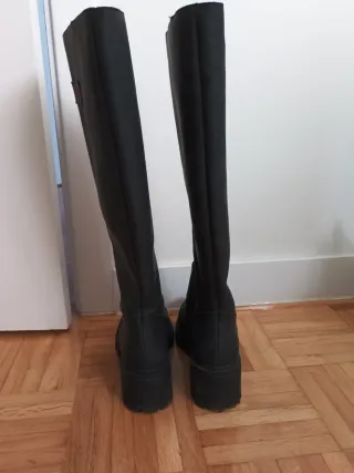 Botas de agua Cuplé negras con forro interior