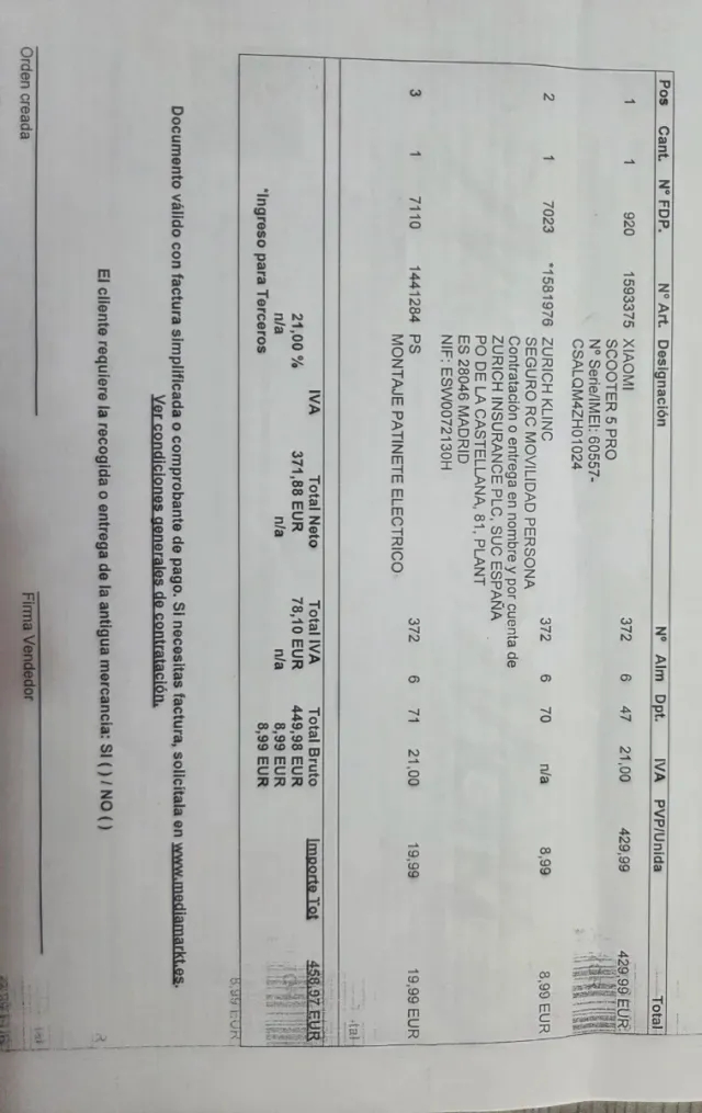 Patinete Xiaomi 5 Pro