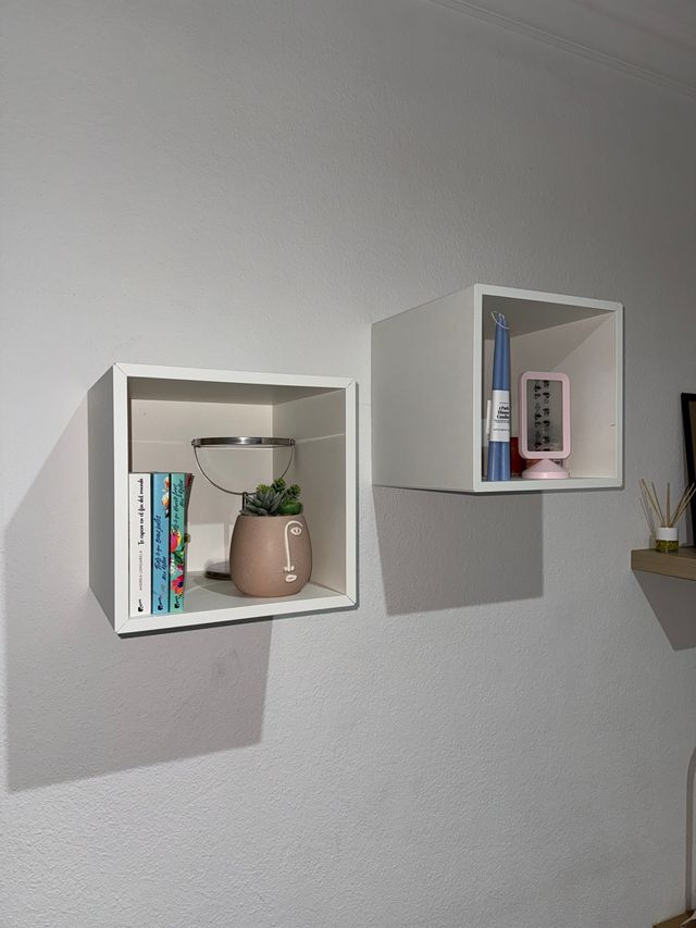 Estantería Cubo Madera Blanca IKEA