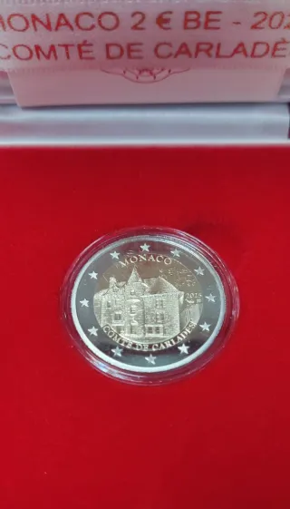 Moneda 2€ Monaco 2025 Comte de Carladès