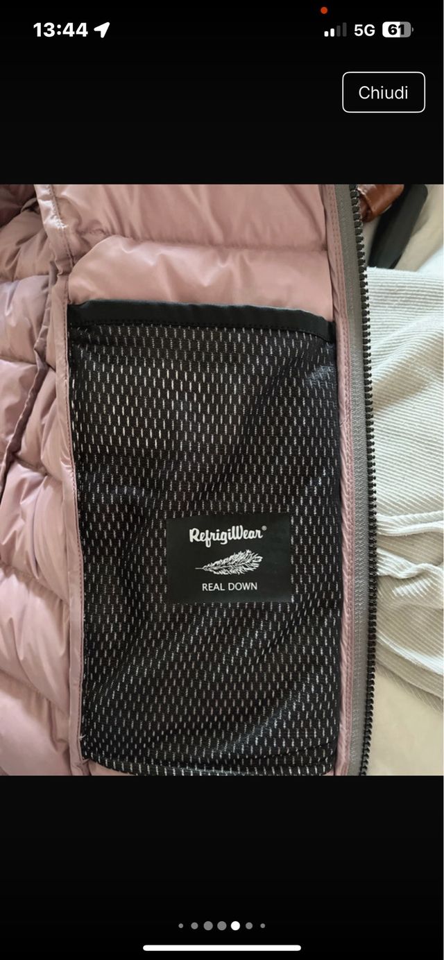 Piumino RefrigiWear donna con cappuccio