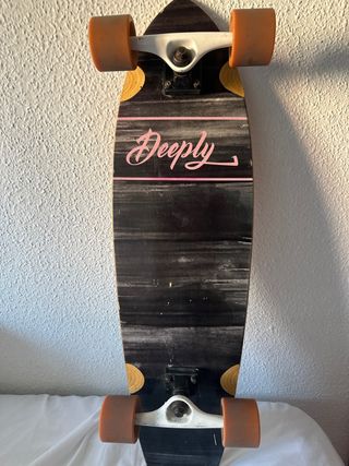 Longboard Deeply Negro y Rosa