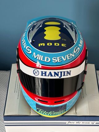 Réplica Casco Arai Fernando Alonso 2005 NUEVO