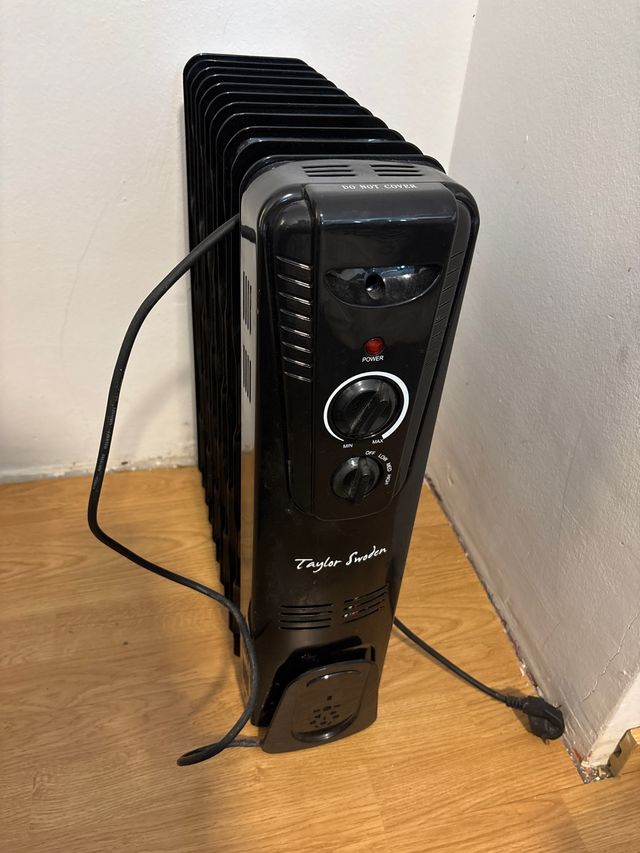 Radiador Eléctrico Taylor Swoden Negro