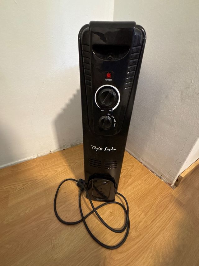 Radiador Eléctrico Taylor Swoden Negro