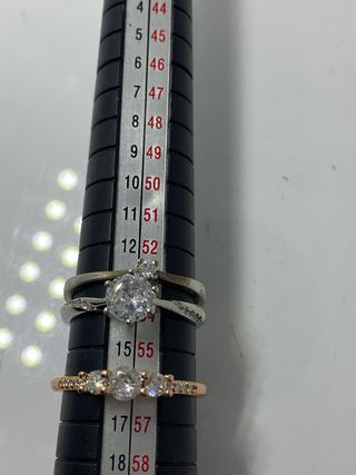 Lote 4 Anillos Plata S925