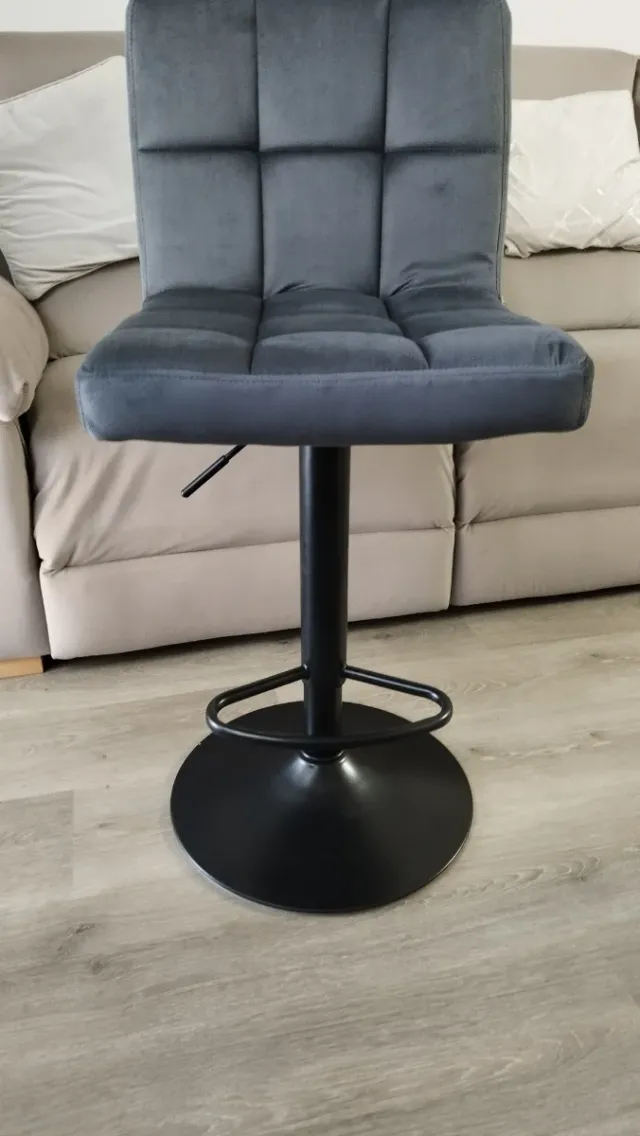 Silla de cocina/bar SONGMICS. Altura ajustable