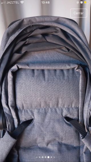 Carro de paseo Emmaljunga Kite gris