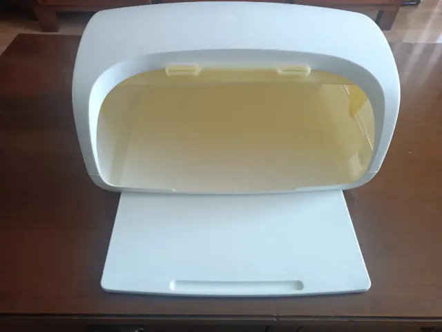 Panera Tupperware Blanca y Amarilla
