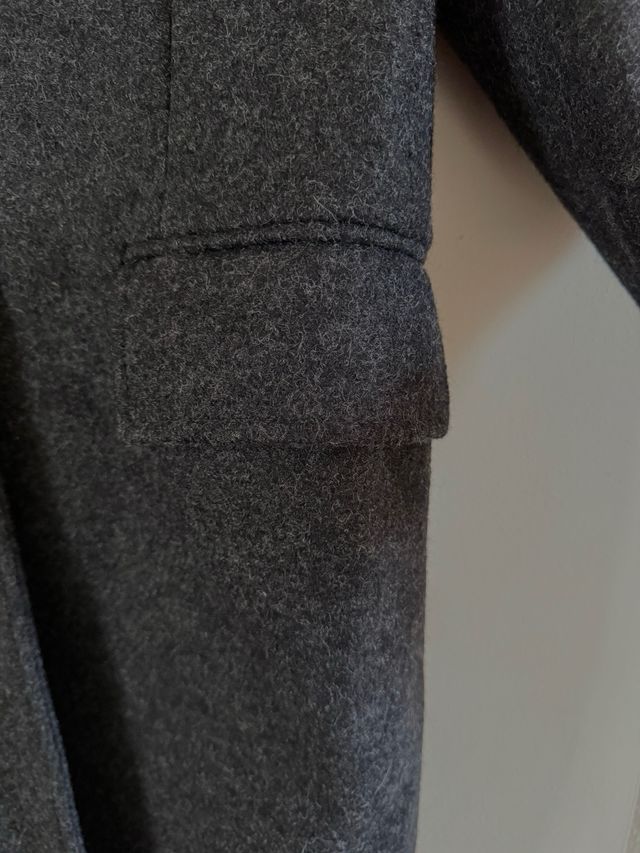 Abrigo Zara Lana Gris