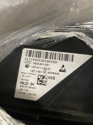 Faro Delantero Izquierdo Audi A6 C7 Original