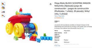 Carrito recoge-bloques Mega Bloks