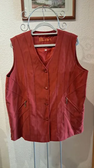 Chaleco Milán Rojo Burdeos XL