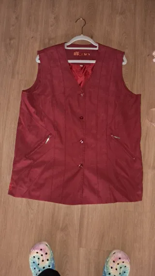 Chaleco Milán Rojo Burdeos XL