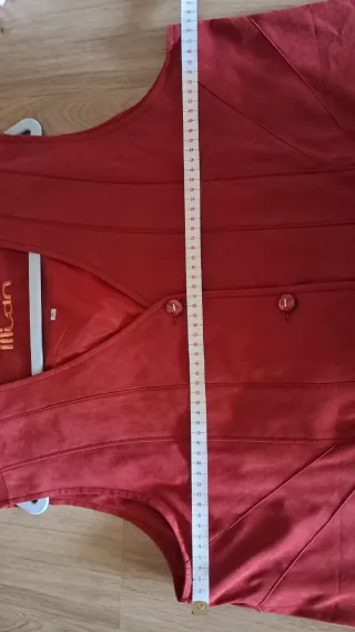 Chaleco Milán Rojo Burdeos XL