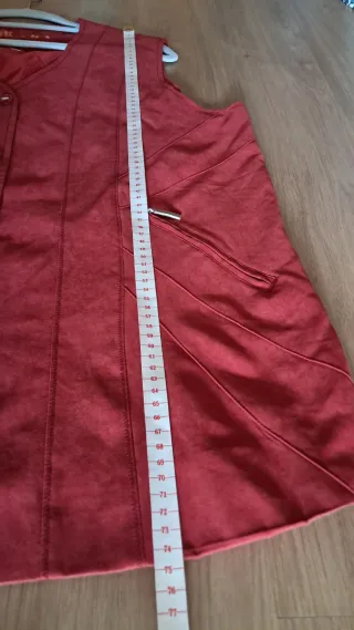 Chaleco Milán Rojo Burdeos XL