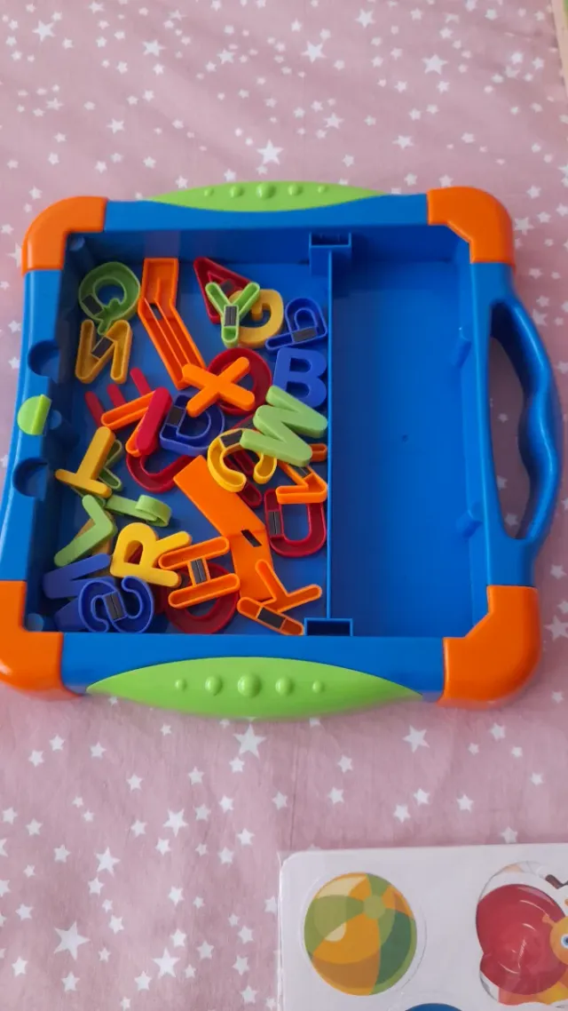 Pizarra Magica Portátil Juguettos con Letras