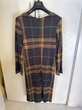 Abito donna fantasia tartan XL