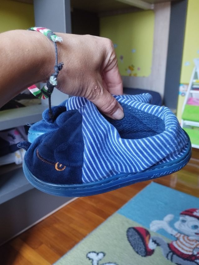 Zapatillas niño azul talla 28