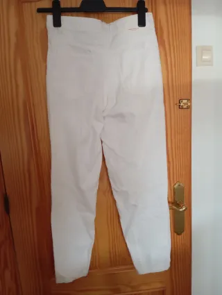 Pantalones vaqueros blancos mujer