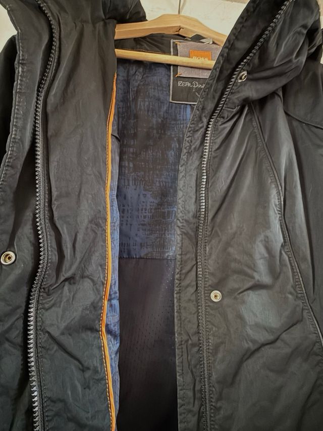 Abrigo Hugo Boss Negro Mujer