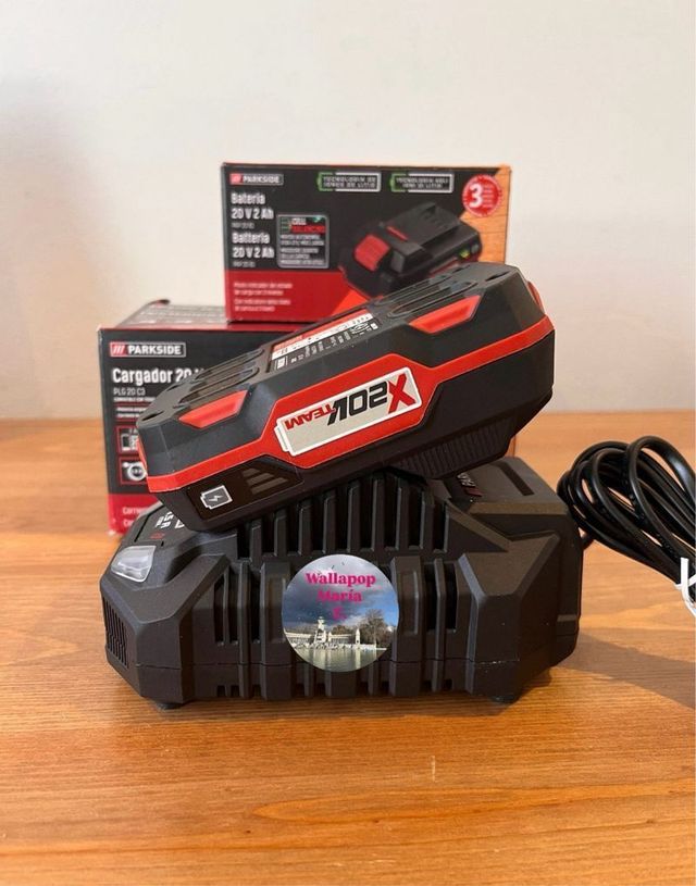 Carregador Rápido Parkside e Bateria 2Ah