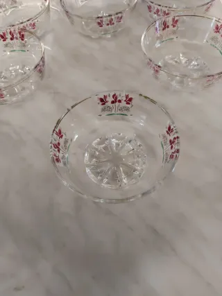 Coppette in vetro decorate