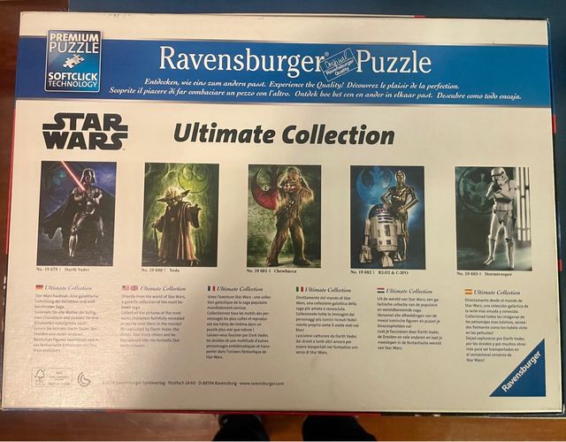 Puzzle Star Wars 1000 pezzi Darth Vader