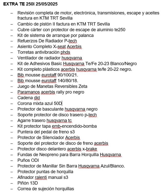 husqvarna TE 250i 2020