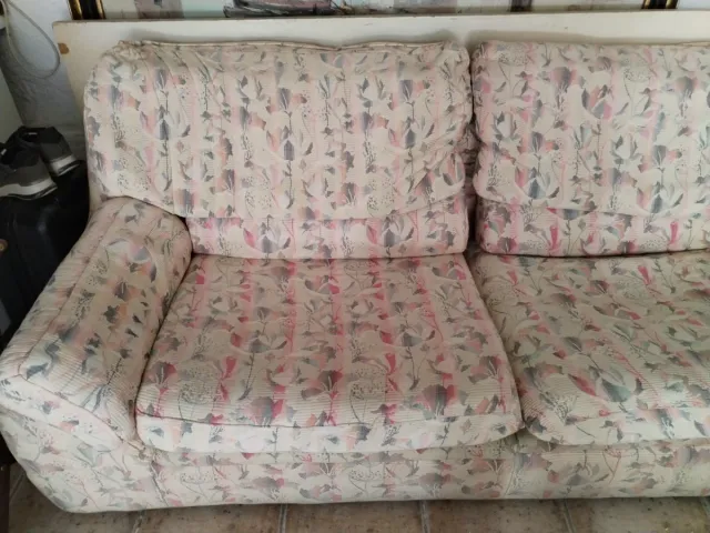 Sofá de tela para 3 personas