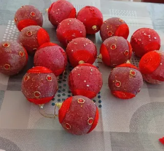 Addobbi Natale Rossi e Oro