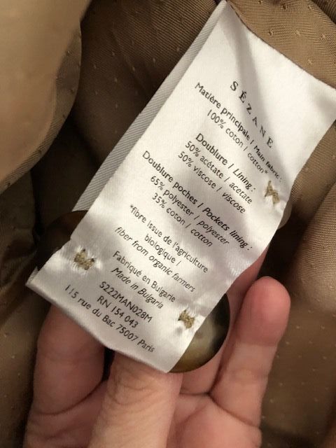 Trench Sézane Beige