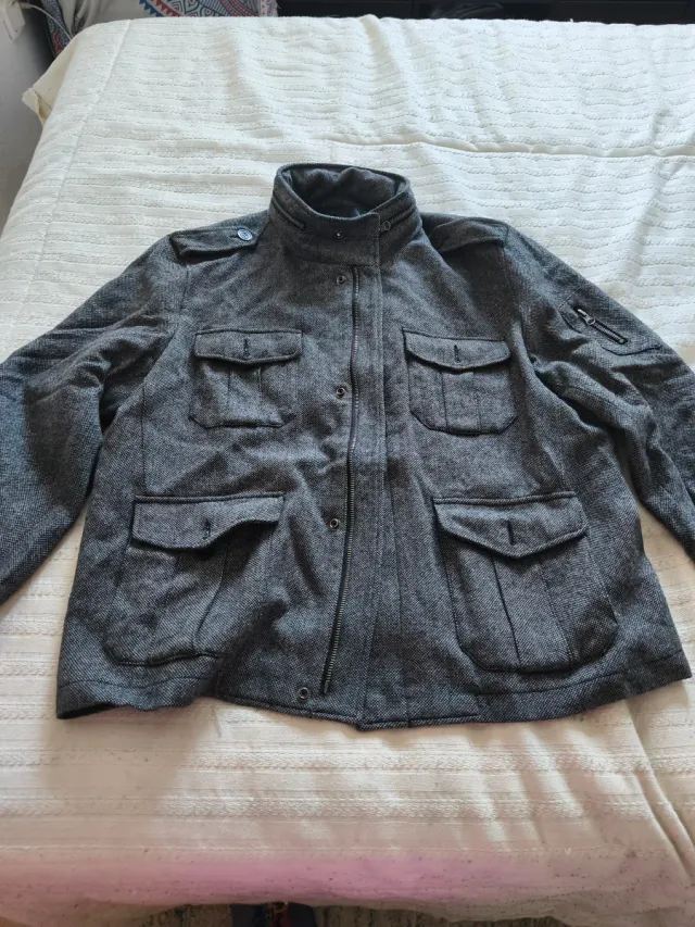 Chaqueta de hombre gris