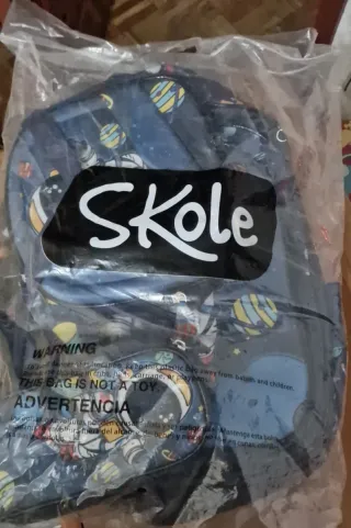 Set Mochila Escolar Infantil Espacio Astronauta