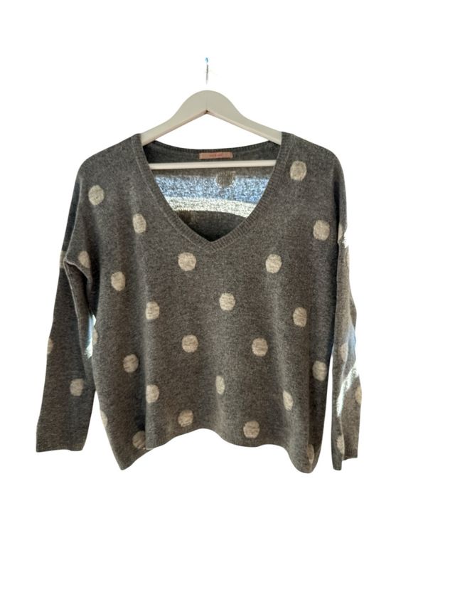 Jersey de lana con lunares