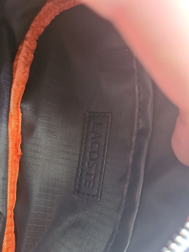 Bandolera Lacoste gris