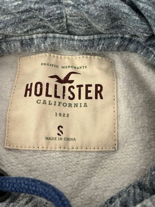 Sudadera Hollister Azul y Gris