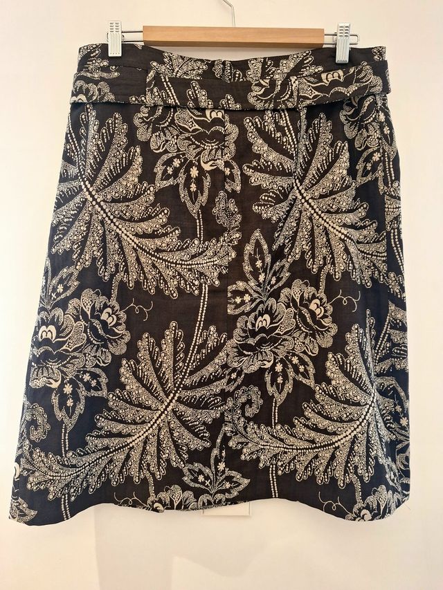 Falda Carolina Herrera Evasé Estampado Floral