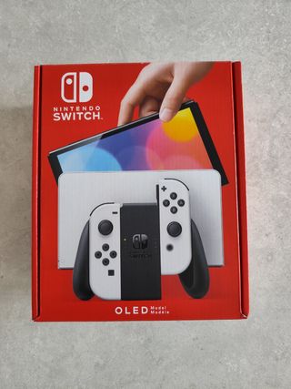 Nintendo switch oled blanca