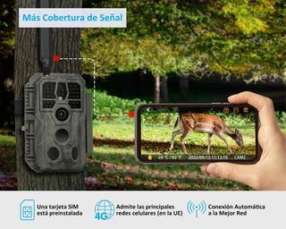 Cámara de vigilancia de vida silvestre GardeProX50