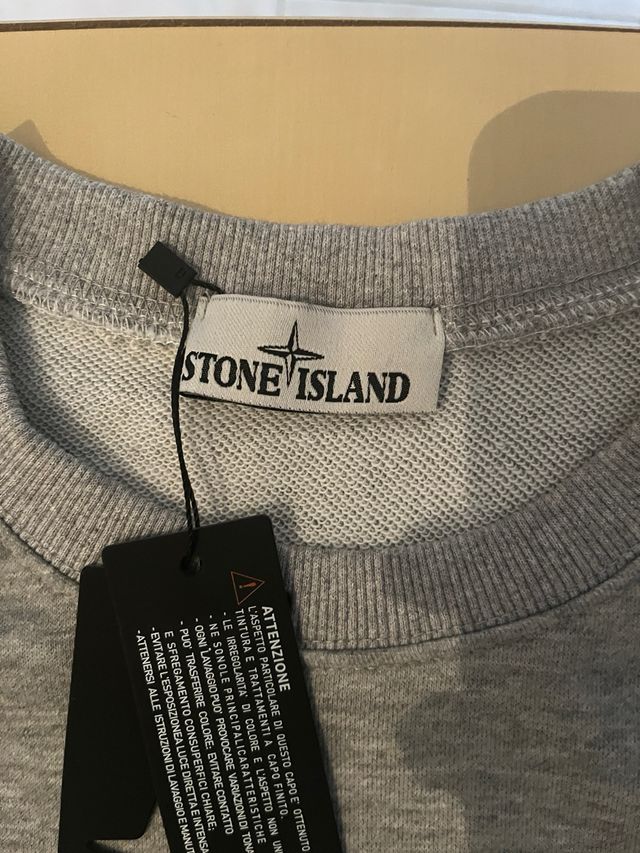 Felpa Stone Island Grigia